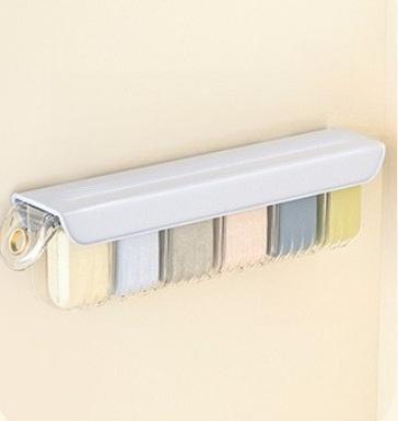 

1pc Multifunctional Hanging Storage Drawers, No-Drill Wardrobe Organizer for Lingerie & Socks синій