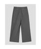 8seconds Winter Half-Banding Single-Pleat Wide Slacks Gray