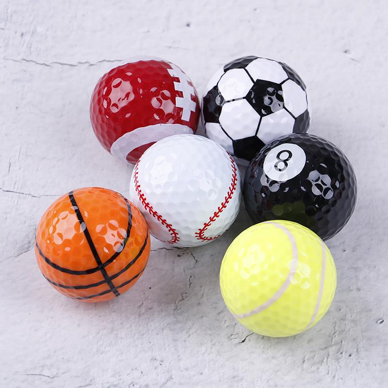 Golfbälle Golfausrüstung Fußball Basketball Tischtennis Baseball 6 Stück/Set