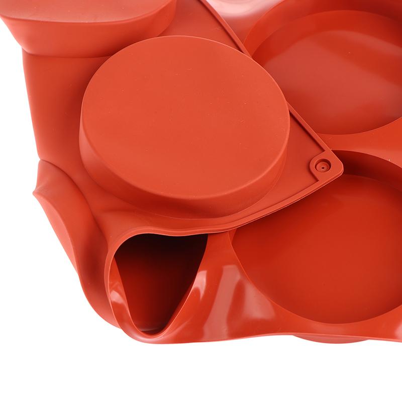 2/3/6 Löcher Runde Silikonform Kuchen Gebäck Backformen Gelee Pudding Seife Form Eis Kuchen Dekoration Werkzeug Scheibe Brotform