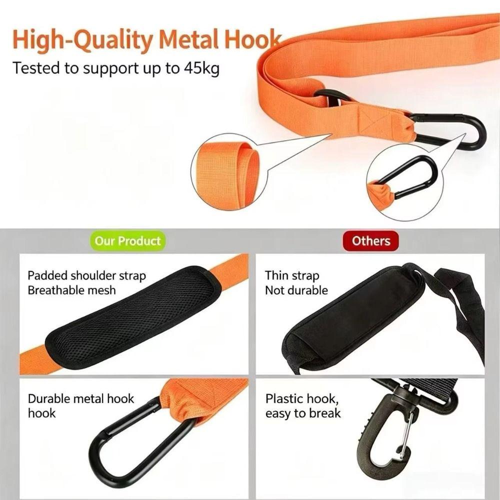 Adjustable Mower Shoulder Strap Durable Nylon Hanging Weeding Machine Strap Lawn Care