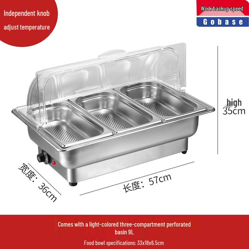 Commercial Stainless Steel Electric Buffet Warmer