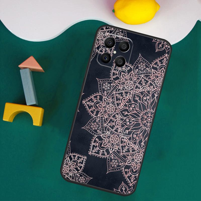 Mandala Flower Case For Honor Magic 7 5 6 Lite Honor 200 Pro 50 70 90 Lite X9a X8a X8 X9 X8b X9c X9b Cover