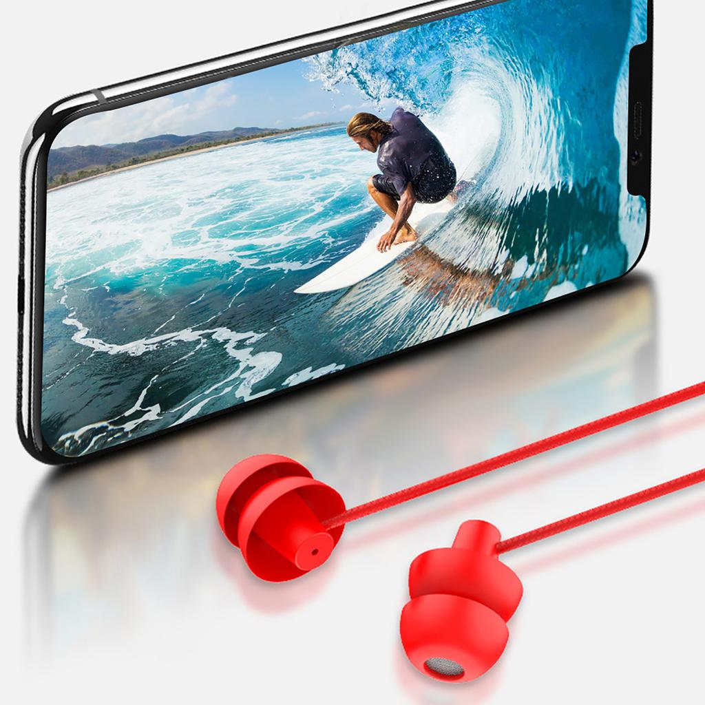3.5mm Earphones Wired High Sound Quality Sleep Drive By Wire Headphones for Mobile Phones