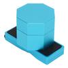 Billiards Octagonal Chalk Case Set Magnetic Billiard Cue Chalk Box Holder with Silent Fixed Clip