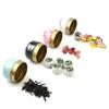 Portable Round Mini Snacks Candy Tin Plate Canister Storage Box Tea Cans Containers Packaging Box