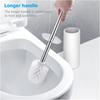 Toilet Brush and Bracket Set for Bathroom Toilet Cleaning Brush Set Toilet Brush Holder