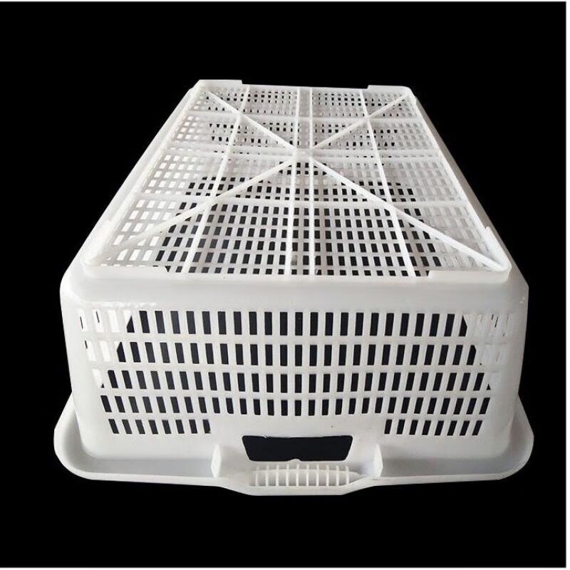 JingJingRS Großer rechteckiger Aufbewahrungskorb aus Kunststoff