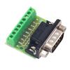 Durability 9-Pin 9-Hole DB9 Male/ Female Connector Adapter Easy Installation Screw Terminal High Conversion Performance