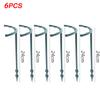 2/4/6PCS Plastic Plant Support Pile Frame Greenhouse Arrangement Semicircle Fixed Rod Indoor Flower Plant Vine Climbing Bracket