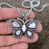 Moonstone Gemstone Handmade 925 Sterling Silver Jewelry Pendant 1.65" KKG-308