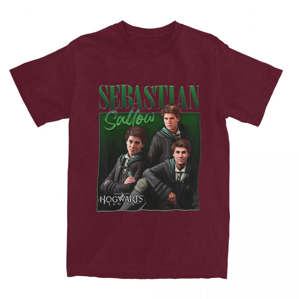 Novelty Sebastian Sallow Collage TShirts Unisex WoUnisex Crewneck Pure Cotton Bootleg Short Sleeve Tees Plus Size Clothing