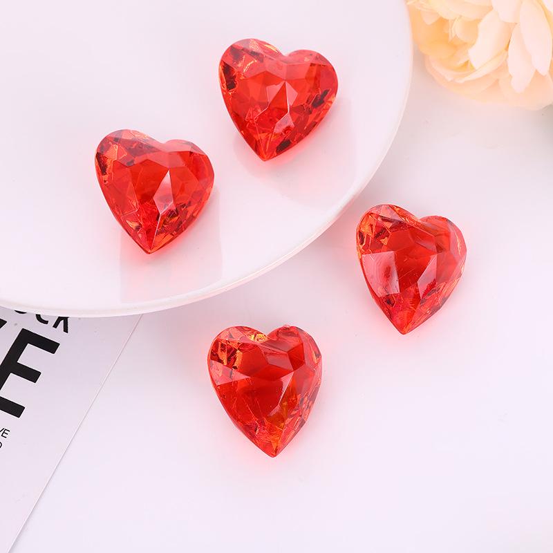 

Acrylic Transparent Heart-Shaped Gem Toy for Children
