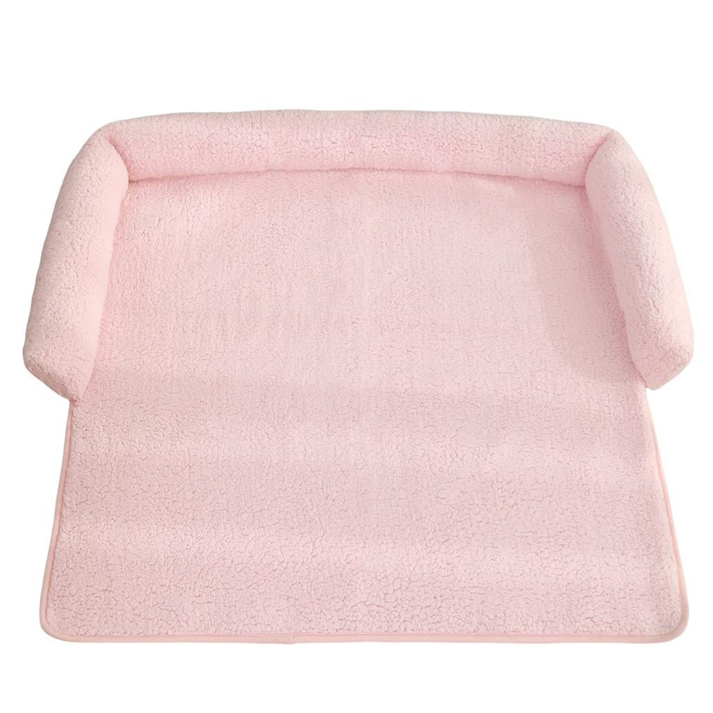 Pet Sofa Cushion with Pillow U-shaped Pillow for Winter Warm Pet Bed for Multiple Scenes