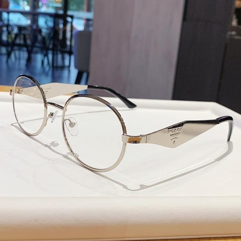 Summer Metal Round Sunglasses With Uv400 Protection For Fashion And Outdoors