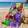 Custom Name Friday night Beach Towel Microfiber Beach Towel, Lightweight and Quick-Dry, for Summer Travel, Swimming Pool Gift