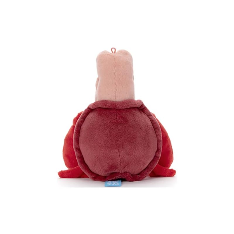 Disney Character Washable Beans Collection Sebastian Plush Toy, Approximately 14cm Tall