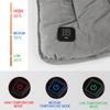 Car Heated Seat Cushion Graphene Winter Plush Seat Cushion 12V Car Universal USB Electric Heating Single-chip Pad Accessories