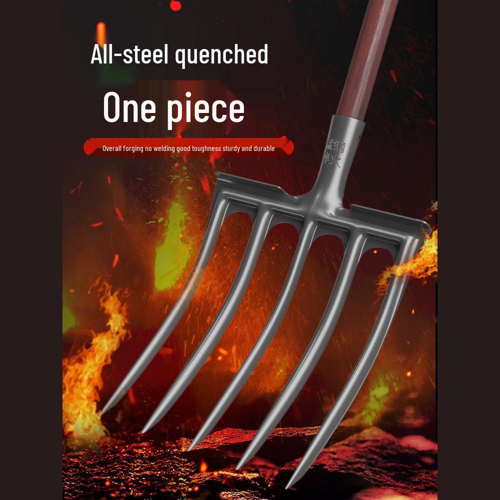 Manual Steel Fork & Shovel Set for Digging Sweet Potatoes and Loosening Soil