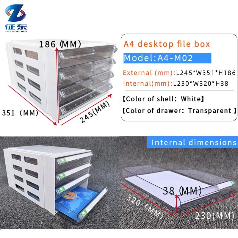 Price Office Drawer Type Clear Plastic Organizers Plastic File Storage Box