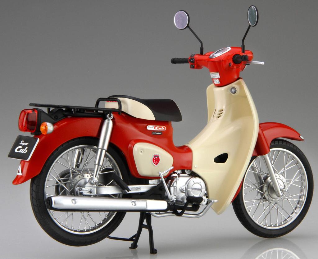Fujimi Model NEXT Series Honda Super Cub 110 Plastic Model 1/12 No.1 EX-3 (60th Anniversary) Color-coded 12NX1EX-3