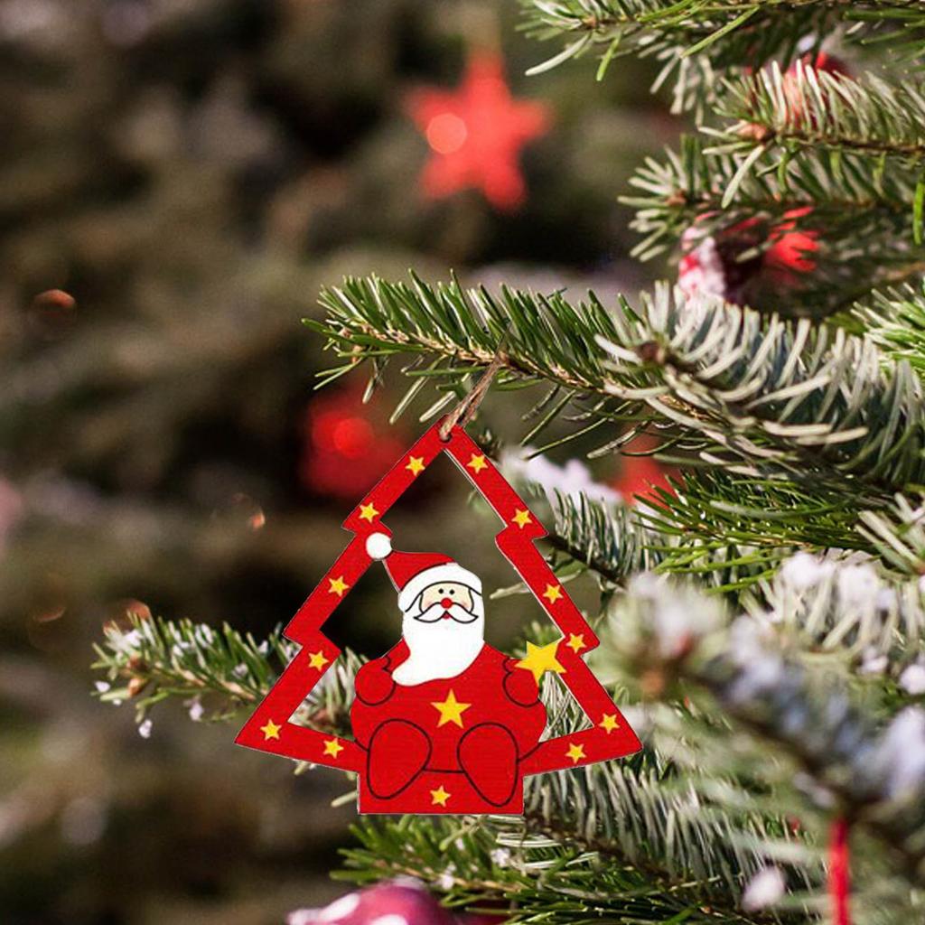 Christmas Ornaments Christmas Tree Wooden Doors And Christmas Tree Pendants