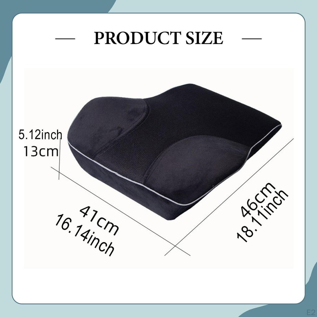 Waist Support Pillow for Office Chair & Car with Strap Lower Back Cushion Ergonomic