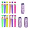 Silicone Ice Pop Molds With Lids Reusable Freeze Pop Mold Food Grade Hand-Held Diy Ice Cream Molds Kitchen Tool Accessory