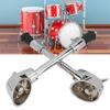 2pcs Silver Drum Legs Anti Skid Percussion Accessory Adjustable Anti Skid Drum Feet  For Bass Drum