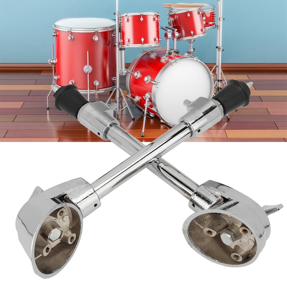 2pcs Silver Drum Legs Anti Skid Percussion Accessory Adjustable Anti Skid Drum Feet For Bass Drum
