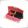 Leather Lipstick Case with Mirror - Portable Gift Storage Box