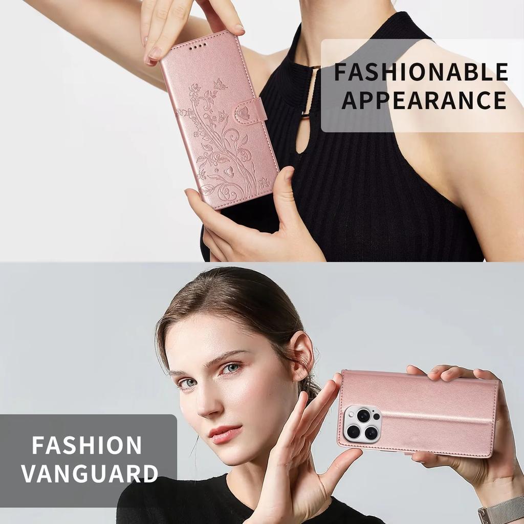Luxury Flip Leather Case for iPhone 17 Air 16 15 14 13 12 11 Pro Max 16E X XR Plus SE3 Wallet Card Slot Phone Purse Cover Coque