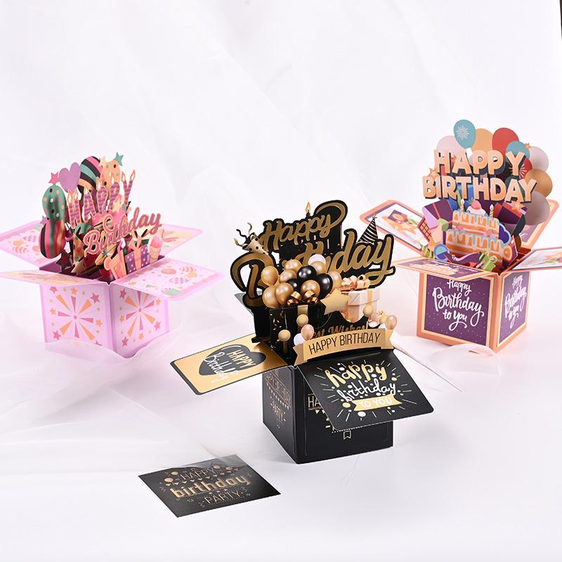 3D Butterfly Pop-Up Greeting Card Holiday Desktop Ornaments Photo Props Wedding Supplies Decor Creative Gifts For Family Friends