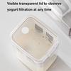 Greek Yogurt Strainer 1300Ml/2000Ml Multi Yogurt Filter With Fine Mesh Bag & Lid For Thick Greek Yogurt Soybean Milk Soup Fruit