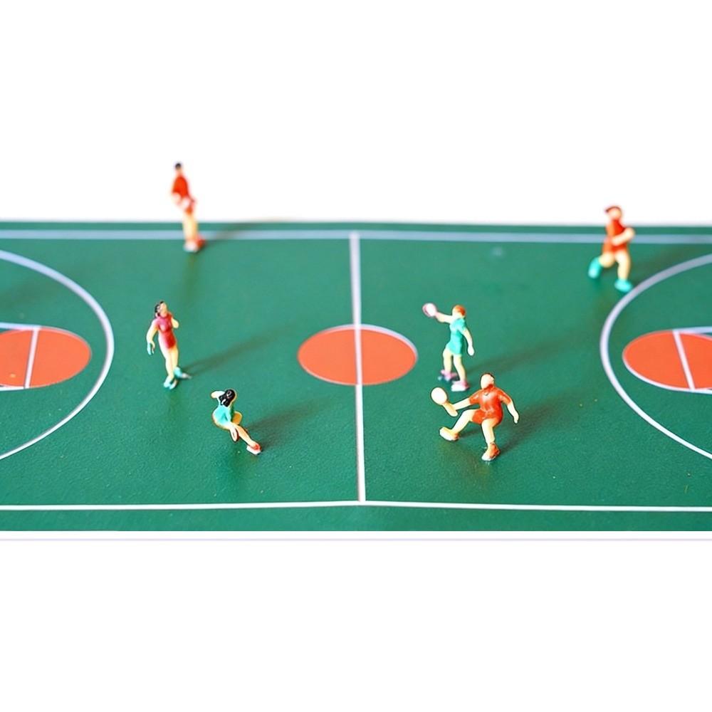 10pcs Mini Making Football Game Scene Colorful Football Sports People