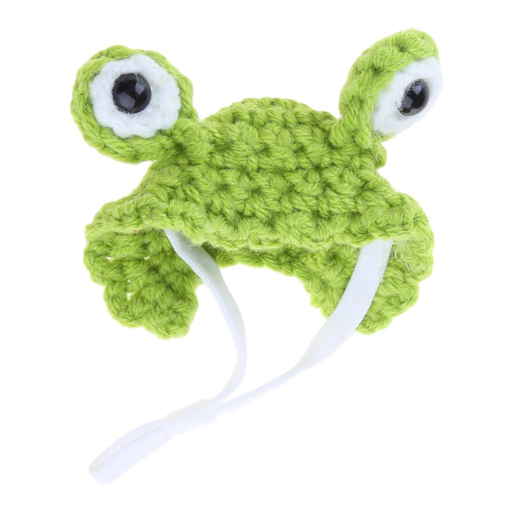 Handmade Knitted Hat for Small Animals Ensure Pet Stays Cozy During Winter Lovely Crafted Hamster Hat Providing Warmth