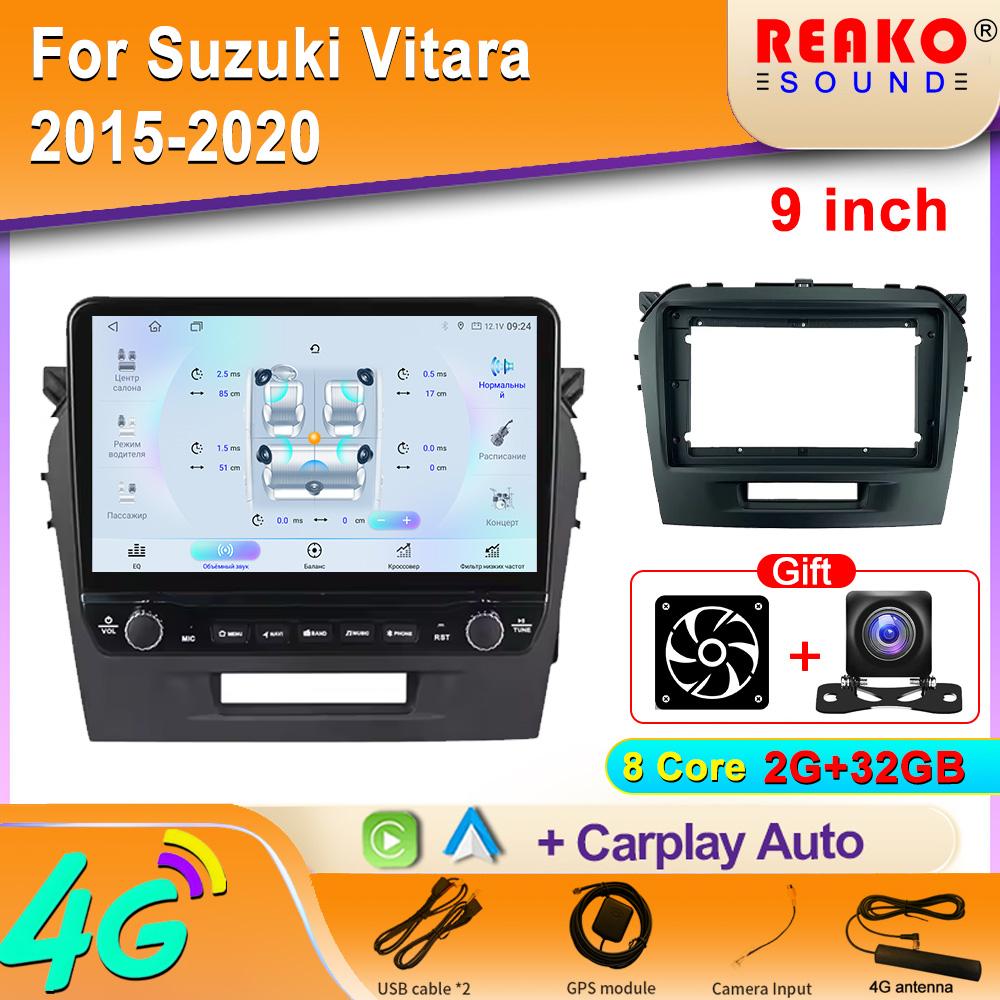 

Android для Suzuki Vitara 2015-2020 Автомобильное радио Carplay Навигация GPS Стерео Авто Экран Bluetooth Мультимедийный Плеер 8 core 2GB+32GB