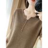 T-shirt V-neck Pullover Loose Half Sleeve Pullover Loose Half Sleeve V Neck T-shirt