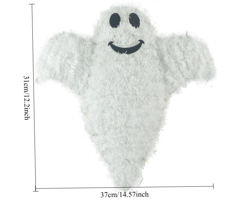 1pcs Halloween Tinsel Hanging Decorations Set Spider Web Witch Hat Pumpkin Bat Ghost Ornaments for Party Home Garden