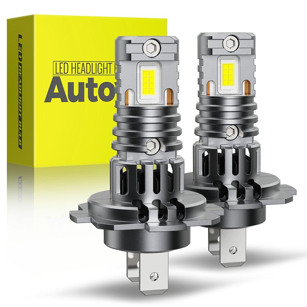 Latest Super Bright Autoyes H7 LED for Meets New Vehicle Inspection 8x 6500K White H7 Mini No Adapter Easy Long Fan Included [2023 Model] Headlights,