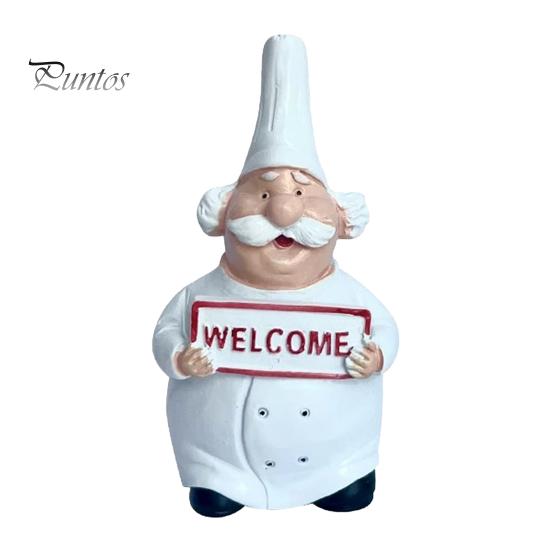 3D Fridge Magnet Cartoon Fat Chef Magnet, Hand-painted Refrigerator Picture Photo Holder for Home Office Kitchen Decoration Durable