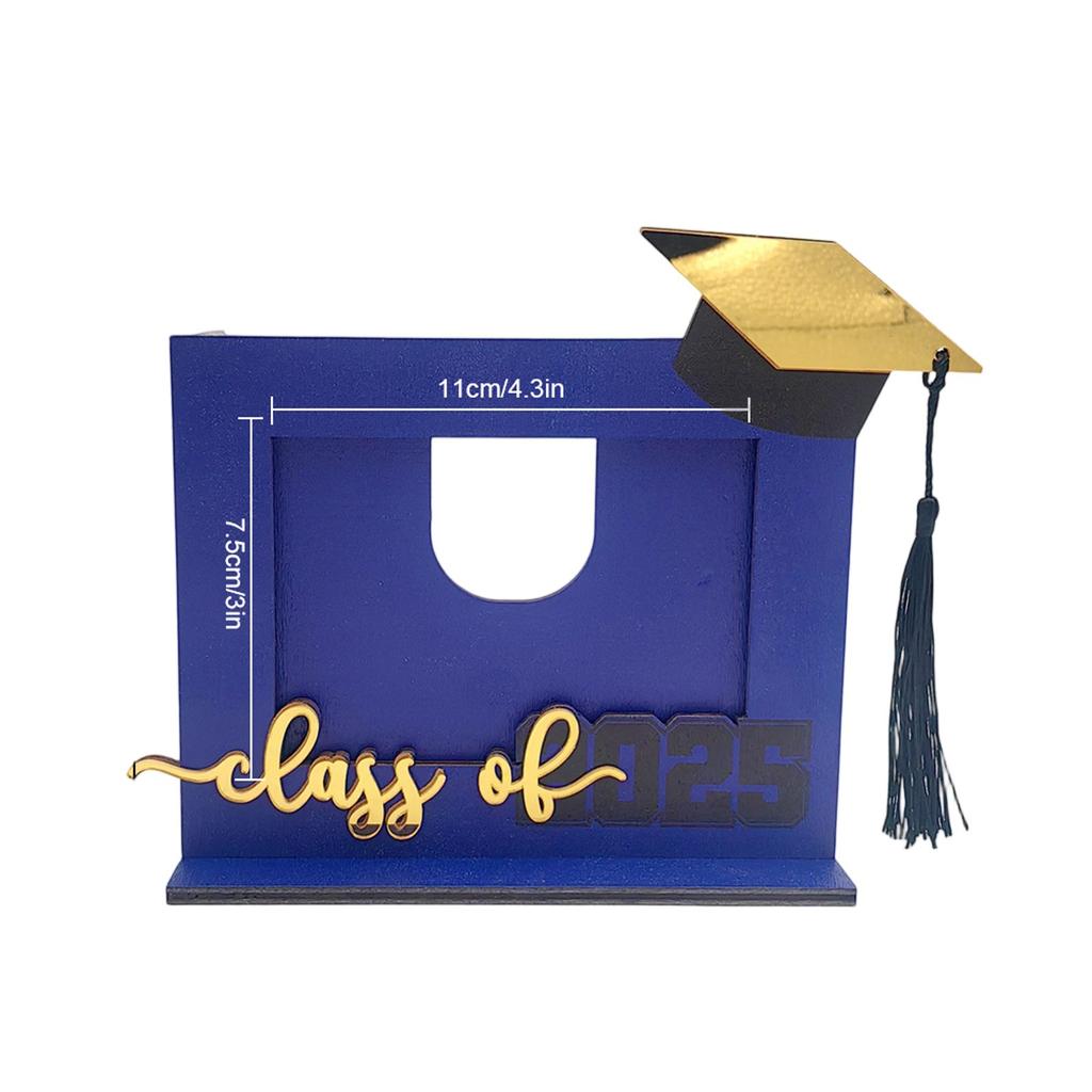 Three Dimensional 2025 Graduation Season Wooden Holiday Decoration Ornaments Graduation Season Gifts