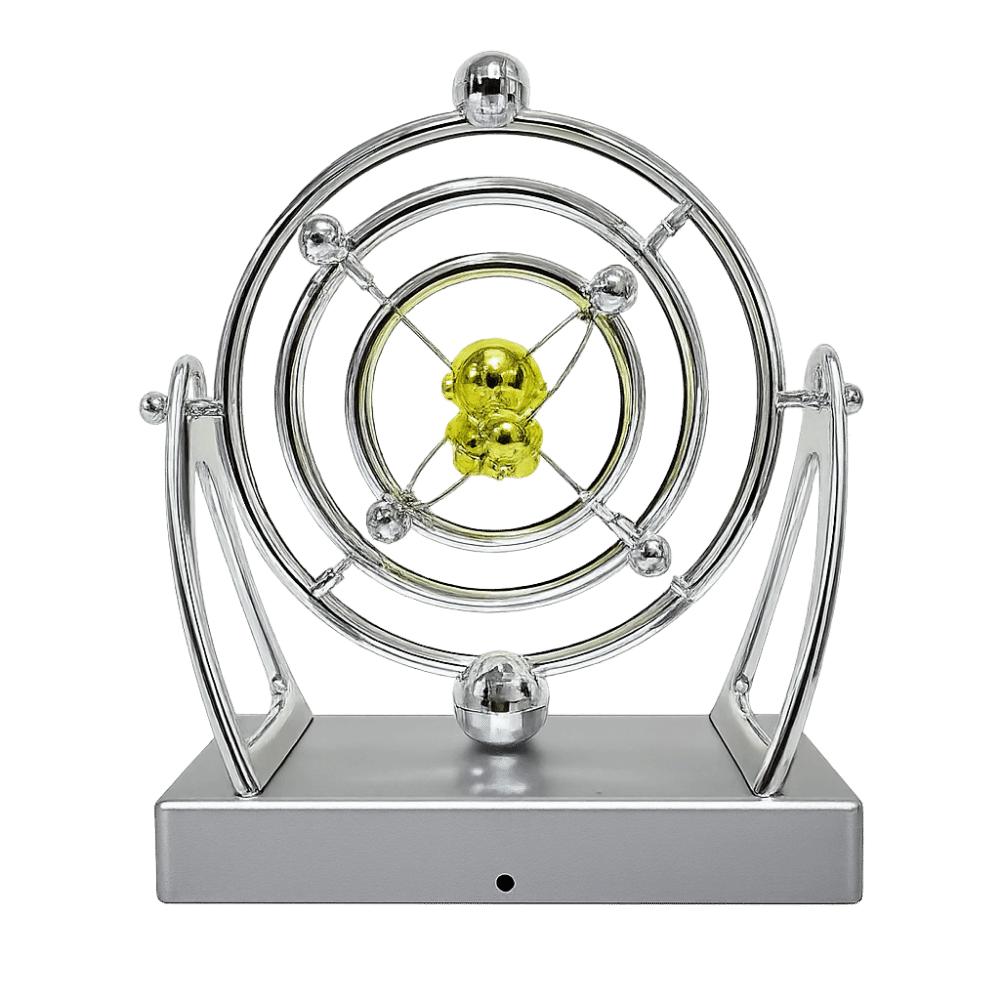 Magnetic Balance Celestial Orbit Pendulum Battery Powered Art Desk Decor  Teachers Gift