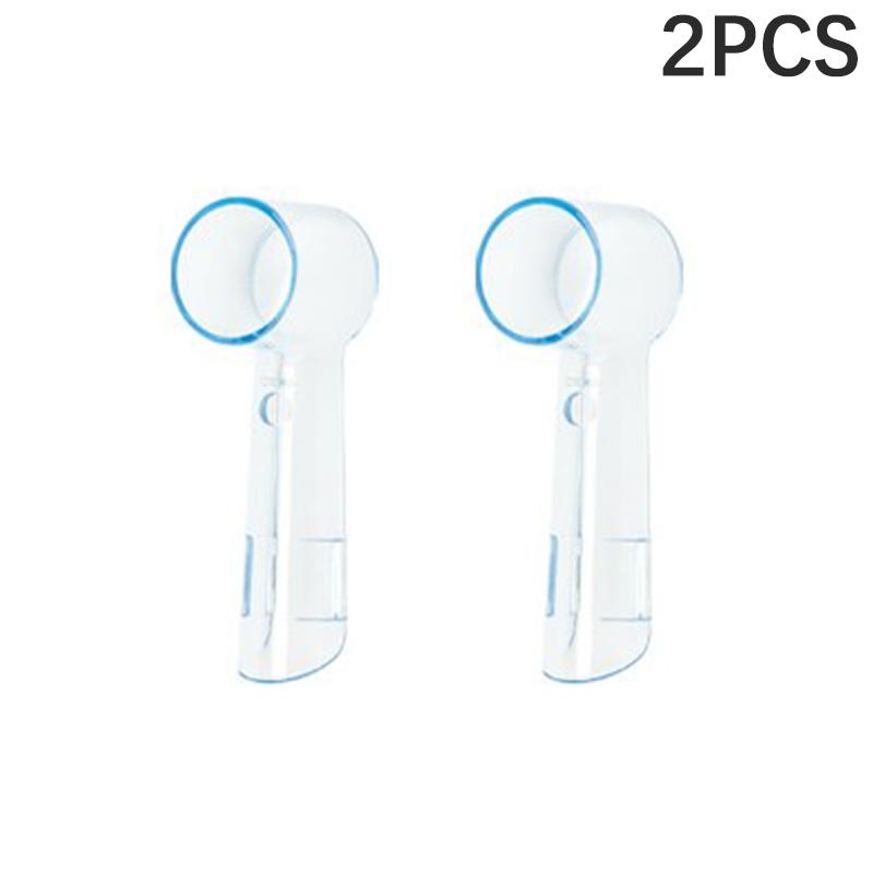 

2Pcs Round Electric Toothbrush Head Protective Cover Tooth Brush Heads Lids Stand Holder Keep Clean Dustproof Travel Case синій