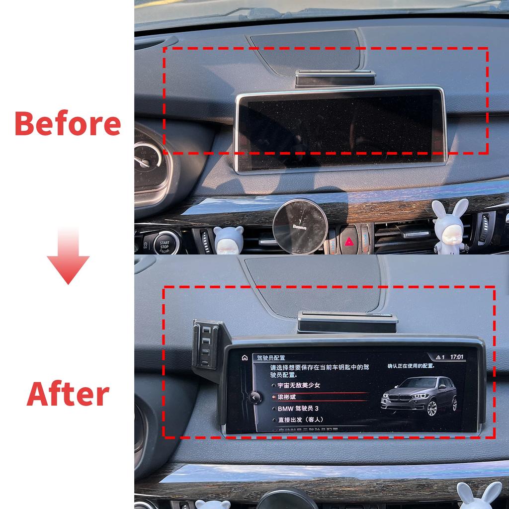 Fit for BMW X5 2014 2015 2016-2018 F15 (10.3in) Navigation Phone Holder Mount Customized Car Accessoires