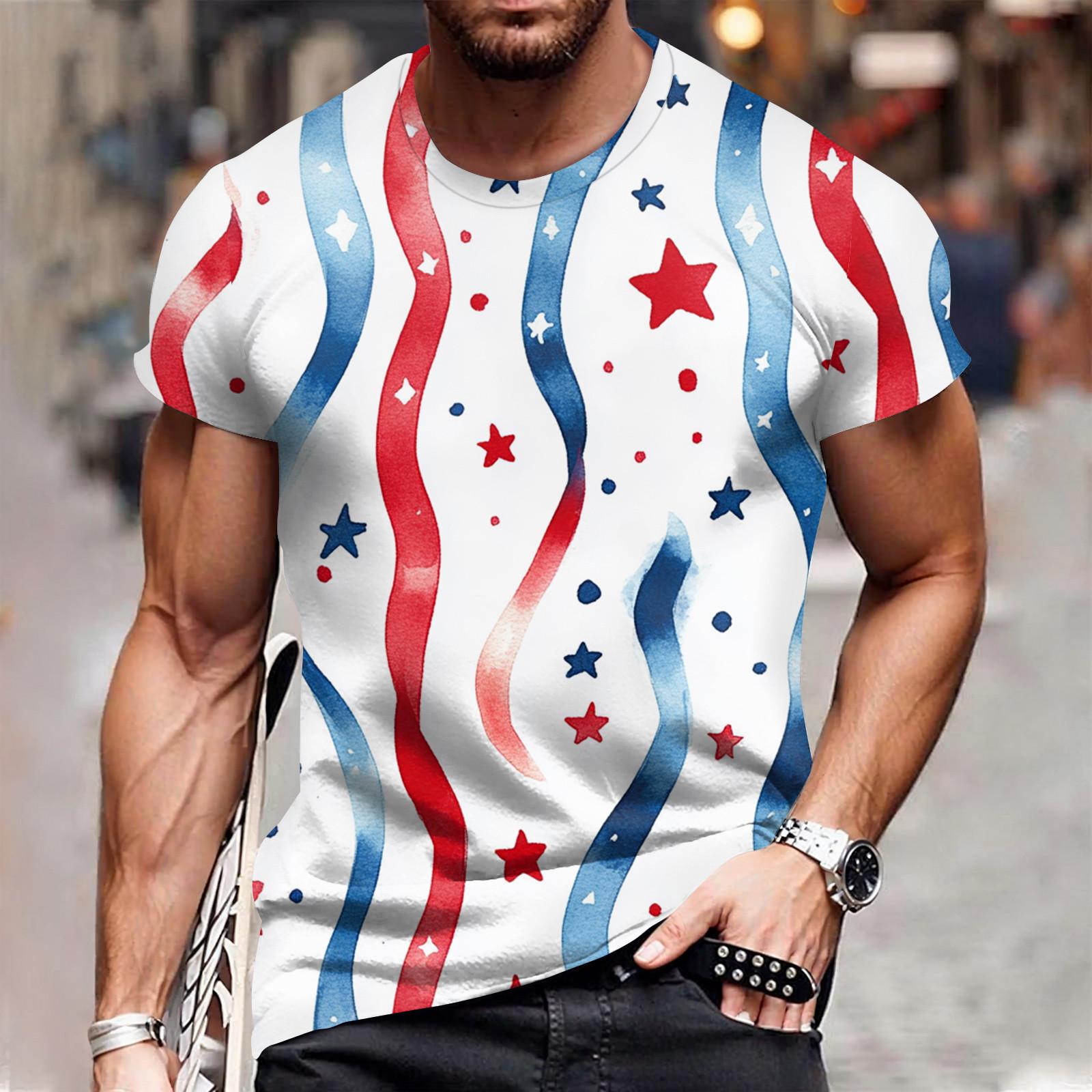 

Мужская футболка Футболки с графическим текстом Pool3D печать Уличная повседневная одежда с короткими рукавами и принтом Базовая одежда XL красный