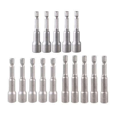 1/4"Socket Strong Magnetic Hexagons Nut Driver for Stable Drilling for DIY Projects Easily Fit Into Various Condition