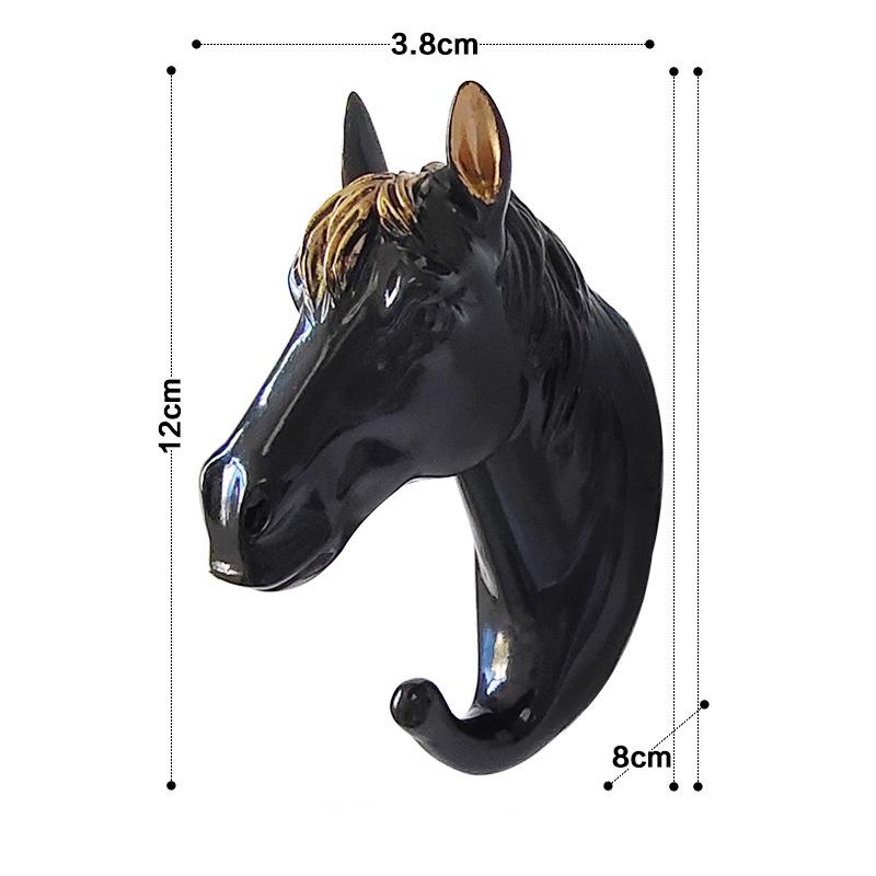 

Настенная вешалка для головы животного, крючок для пальто, кепки, лошадь, слон