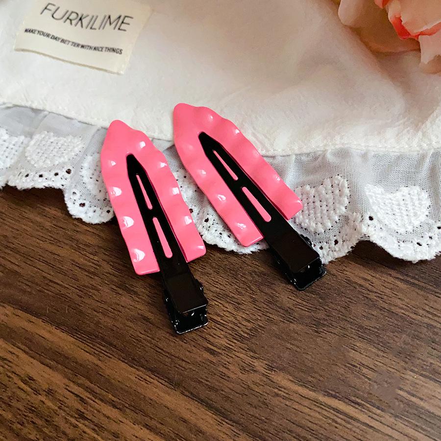Dopamine fresh side hairpin sweet versatile bangs seamless duckbill clip simple hair accessories woman