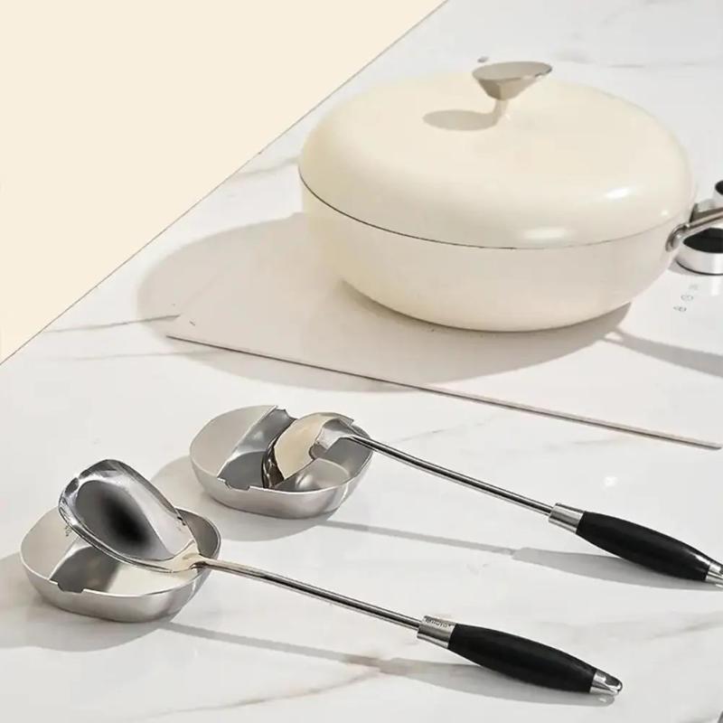 Stainless Steel Multi Utensil Holder Self Standing Frame with Drip Tray for Cooking Spoon Ladle Spatula Kitchen